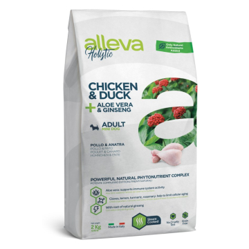 ALLEVA hrana za pse Holistic Mini Adult piletina/pačetina 25kg