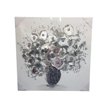SLIKA vaza plava 80x80 cm