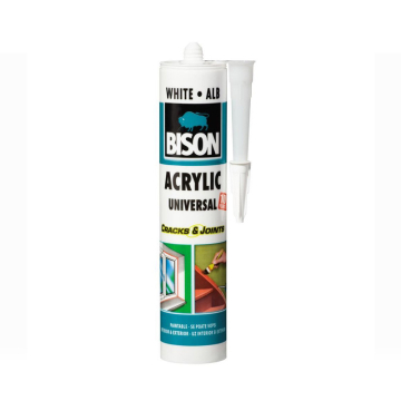 BISON akrilni silikon bijeli 300 ml