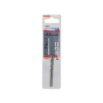 BOSCH burgija 3,5 mm x2 komada HSS-G
