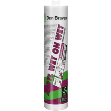 DEN BRAVEN silikon akril mokro na mokro 310 ml