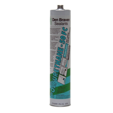 DEN BRAVEN silikon poliuretan crni 50FC 300 ml