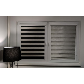 ZAVJESA zebra mini sistem 100x215cm siva