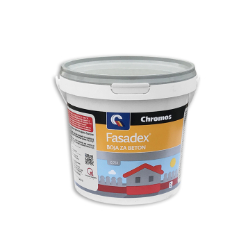 CHROMOS boja za beton Fasadex bijela 0.75l