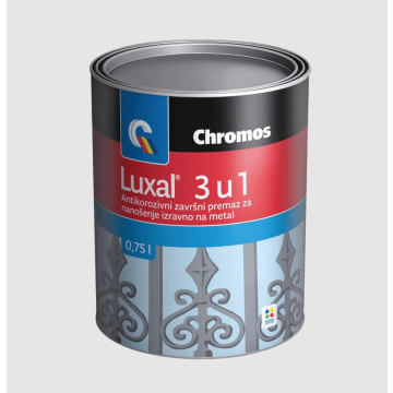 CHROMOS lak emajl 3u1 tamno zeleni 0,75L Luxal uljani
