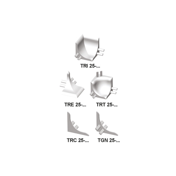 PROGRESS PROFILES zavšetak za lajsnu pvc Proseal
