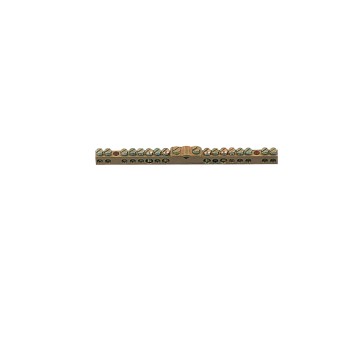 HAGER sabirnica za N i PE 17 mjesta 1x25, 8x16, 8x10 mm²