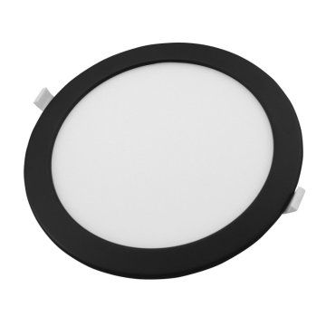 COMMEL panel LED 18W CCT okrugli ugradni crni