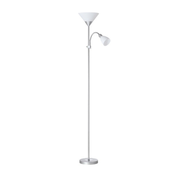SPARX Home podna svjetiljka E27+E14 SILVER MATT