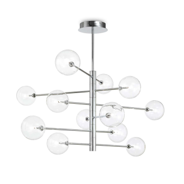 LUSTER visilica Ideal Lux Equinoxe sp12 Chromo