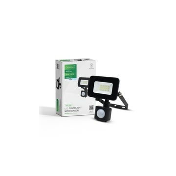 GREENTECH LED reflektor sa senzorom 10W crni