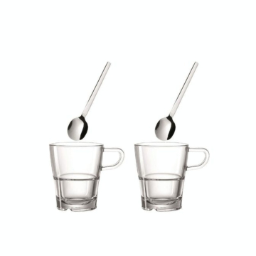 LEONARDO šolje i kašike za kafu set 4/1 Senso 230ml