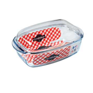 ÔCUISINE stakleni pekač sa poklopcem 3 l