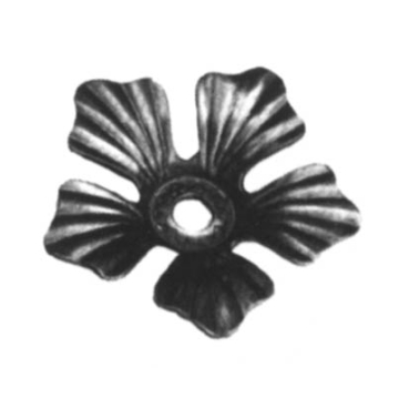 IND.I.A kovani element ruža - rupa 88x17mm