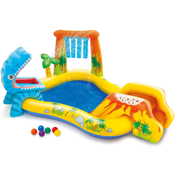 INTEX dječiji bazen igraonica Dinosaurus 249x191x109cm