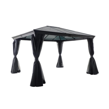 PAVILJON Belize 3,6 x 3 m sivi