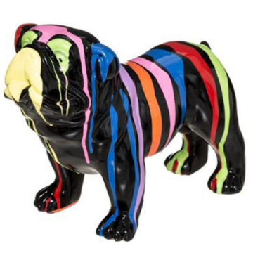 ATMOSPHERA Figura buldog crna 19 cm
