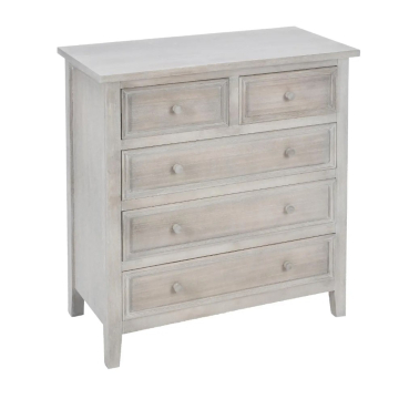 ATMOSPHERA komoda sa pet ladica Charme siva 72,5X34,5X81cm