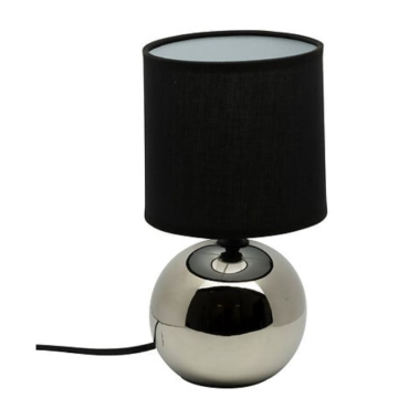 ATMOSPHERA lampa crno srebrna