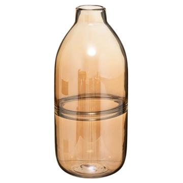 ATMOSPHERA vaza u obliku boce Amber 13,7x30cm