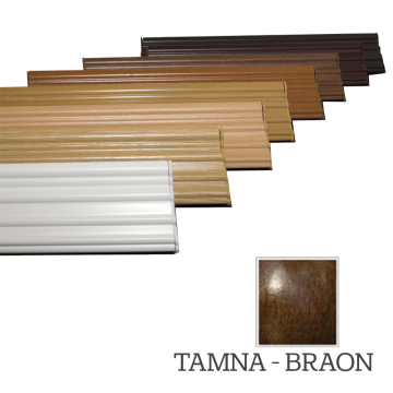 KARNIŠA plafonska 2m PVC tamni orah