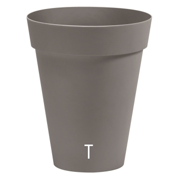 SAKSIJA Nicoli Arke Slim sivo/smeđa 33xH40cm