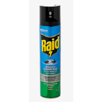 RAID Sprej protiv muha i komaraca eukal. 400ml