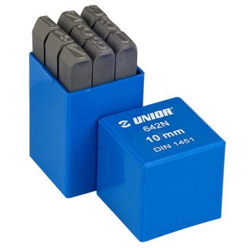 UNIOR brojevi dubine 10mm set  art.642NPB