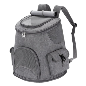 TRANSPORTNA torba za psa siva 30x24x33cm