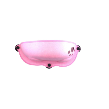 LEŽALJKA za mačke za staklo pink