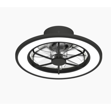 DECOSTRONG ventilator plafonski luster MAD18-BK-8X-M1