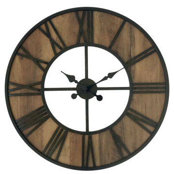 DECOSTRONG sat zidni drvo/metal 75cm
