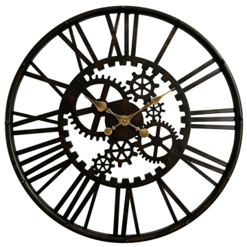 DECOSTRONG sat zidni metalni Industrial 60cm