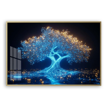 SLIKA svjetleće drvo 60x90cm