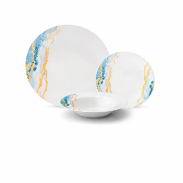 DECOSTRONG Set tanjira Capri porcelan 18/1