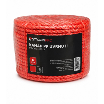 STRONGPRO kanap PP uvrnuti 8mm 30m