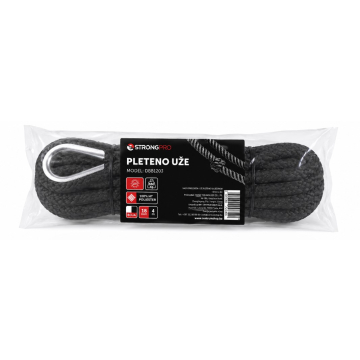 STRONGPRO uže dvostruko pleteno sa nehrđajućim prstenom 16mm 4m