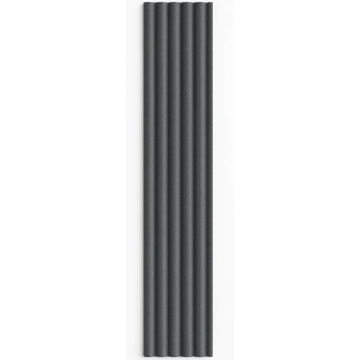 STRONGPRO panel dekorativni polu oblik crni 2900x160x14mm