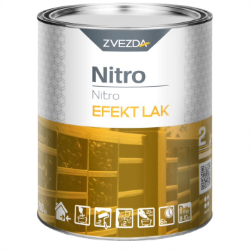 ZVEZDA nitro Efekt lak sivi 0,75l
